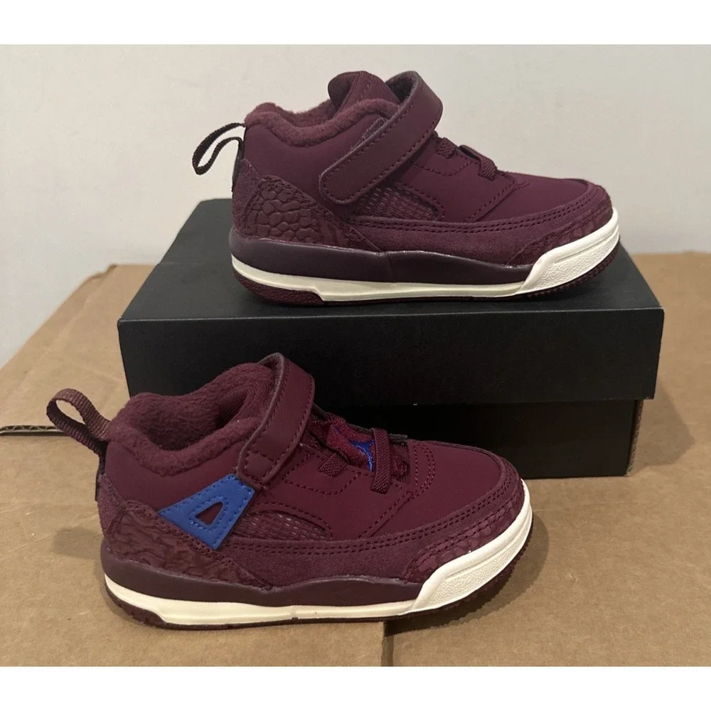 Jordan Toddler Size 7c Spizike Low‎ Sneaker Bordeaux/Hyper Royal/Sail